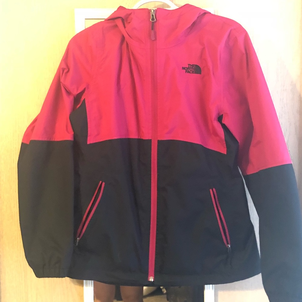 Two-tone North Face rain jacket